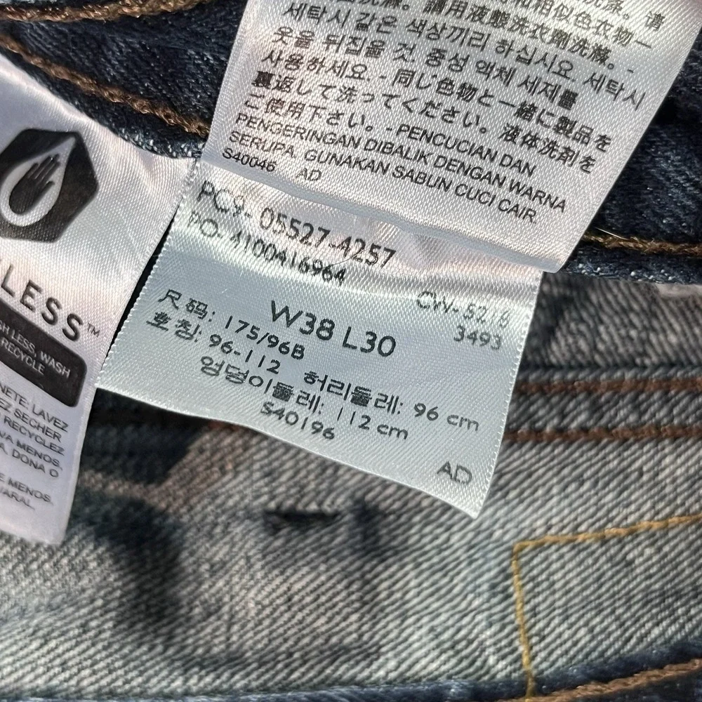 Levi's 527 Boot Cut‎ Jeans Men's Size 38x30 Blue Denim Medium Wash Cotton Cowboy